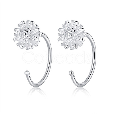 999 Fine Silver Stud Earrings FS-WG1D9DE-02-1