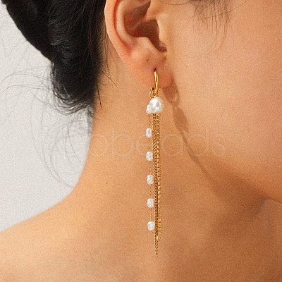 304 Stainless Steel Pave Clear Cubic Zirconia Hoop Earrings WG6C0B9-01-1