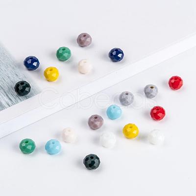 Opaque Solid Color Glass Beads EGLA-JP0002-01D-8mm-1