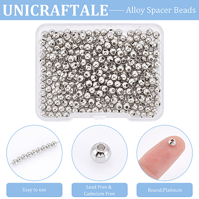 300Pcs Alloy Spacer Beads FIND-UN0015-58-1