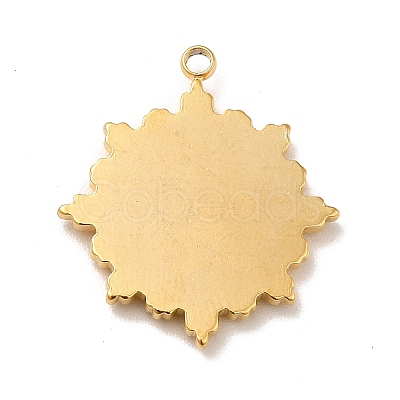 Ion Plating(IP) 304 Stainless Steel Pendants LS-STAS-A066-21G-1