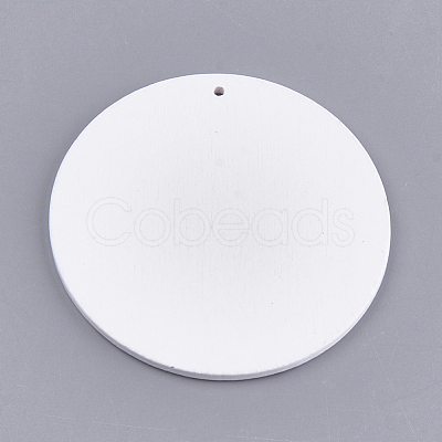 Printed Wooden Big Pendants X-WOOD-S048-30-1