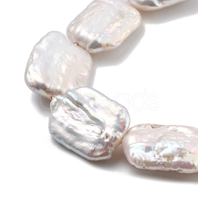 Natural Baroque Keshi Pearl Beads Strands PEAR-P064-01F-06A-01-1