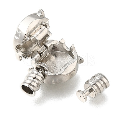 Brass European Style Clasps KK-A219-01P-1