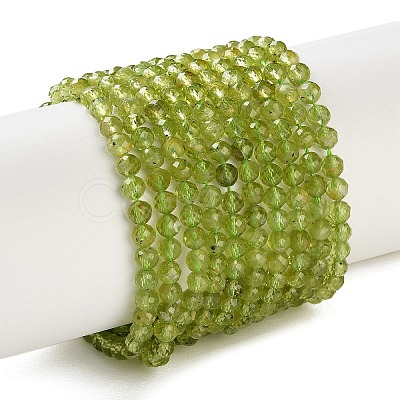 Natural Peridot Beads Strands G-Z150-A01-4mm-1