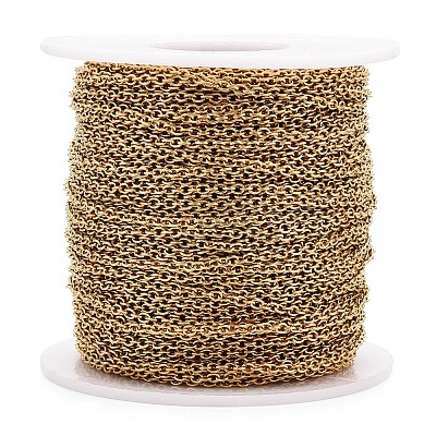 304 Stainless Steel Cable Chains CHS-R003-0.5mm-G-1