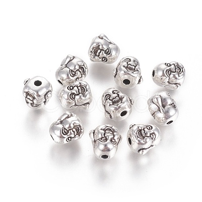 Tibetan Style Alloy Beads TIBEB-A124483-AS-FF-1