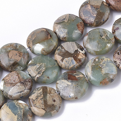 Synthetic Aqua Terra Jasper Beads Strands G-S366-014-01-1