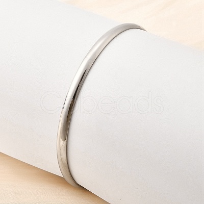 304 Stainless Steel Plain Bangles for Women BJEW-V004-02A-P-1