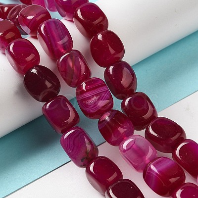 Natural Agate Beads Strands G-H295-A01-1
