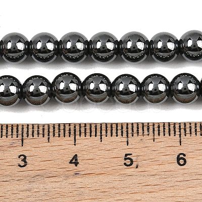 Synthetic Non-magnetic Hematite Beads Strands GG-CBAB93D-B01-6mm-1