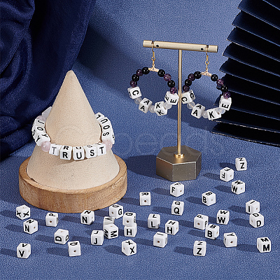 52Pcs 26 Styles Glazed Porcelain Beads PORC-UN0001-03-1