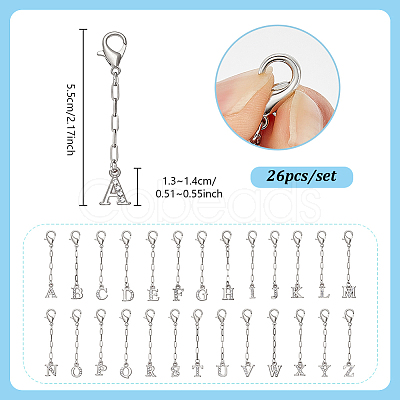 26Pcs Alloy Rhinestone Pendant Decorations HJEW-PH02571-1