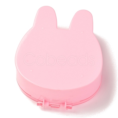 Rabbit Plastic Jewelry Boxes OBOX-F006-11-1