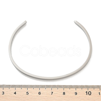Tarnish Resistant 304 Stainless Steel Cuff Bangles BJEW-K173-02P-1