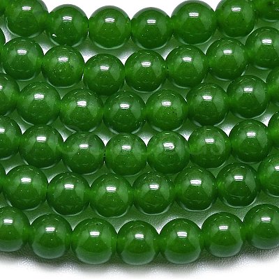 Natural Malaysia Jade Beads Strands G-L645-C01-4mm-05-1