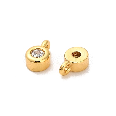 Brass Micro Pave Cubic Zirconia Pendants KK-H515-04G-1