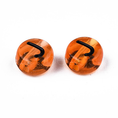Transparent Mixed Color Acrylic Beads MACR-T038-08-1