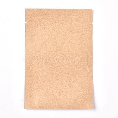 Kraft Paper Open Top Sealable Bags AJEW-WH0105-18C-1