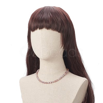 Natural Pearl Beaded Necklace for Women NJEW-JN04188-03-1