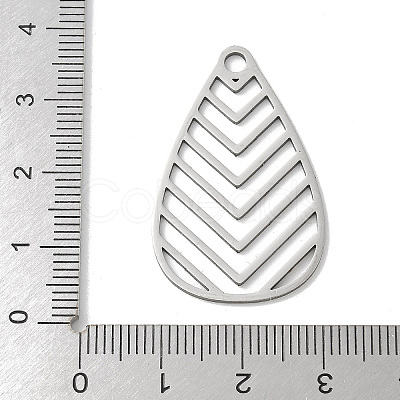 201 Stainless Steel Pendants STAS-S155-01P-07-1