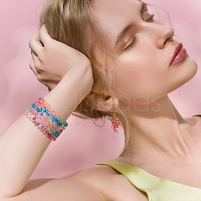 180G 12 Colors 6/0 Gradient Color Glass Seed Beads SEED-TA0001-63-1