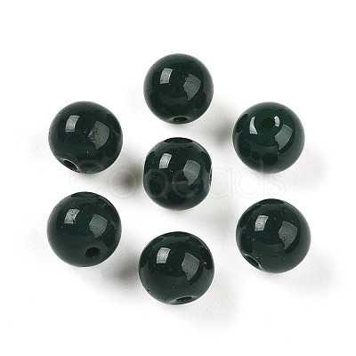 Opaque Solid Color Glass Beads LS-GLAA-N007-8mm-A05-1