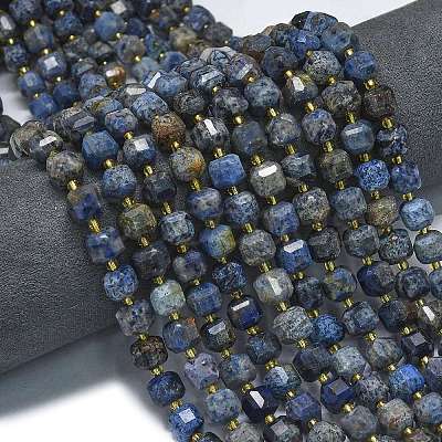 Natural Dumortierite Beads Strands G-K389-A73-01-1