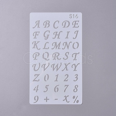 Plastic Drawing Stencil DIY-WH0152-83F-1