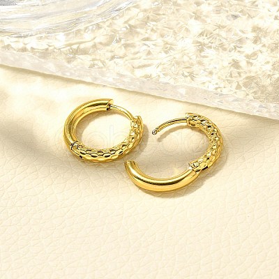 304 Stainless Steel Hoop Earrings for Women EJEW-M068-16A-G-1