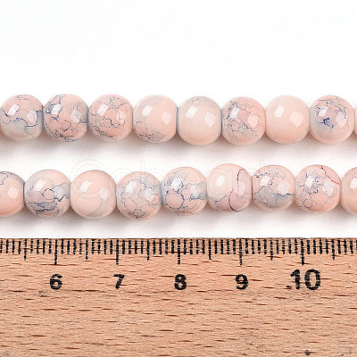 Baking Paint Glass Beads X1-DGLA-N003-8mm-C02-1