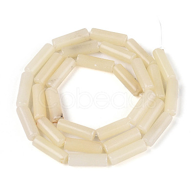 Natural White African Opal Beads Strands G-T141-72A-1
