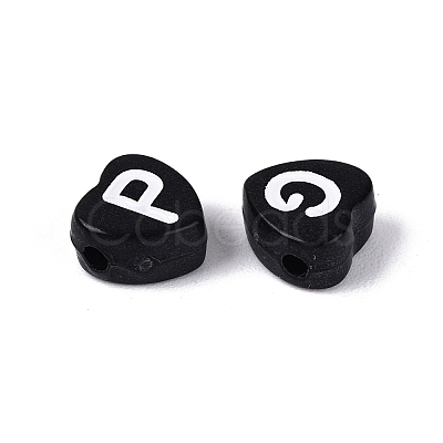 Opaque Acrylic Enamel Beads SACR-Q001-16B-A01-1