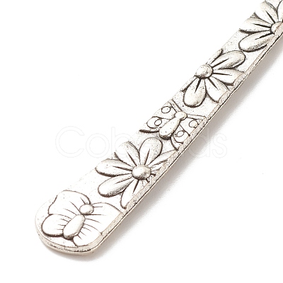 Tibetan Style Alloy Bookmarks AJEW-JK00182-02-1