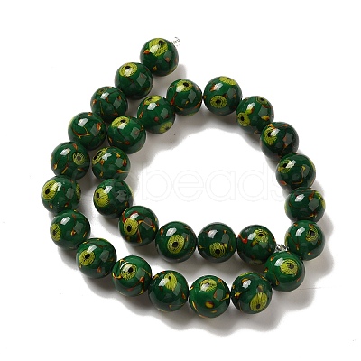 Handmade Lampwork Beads Strands LAMP-G162-08B-02-1