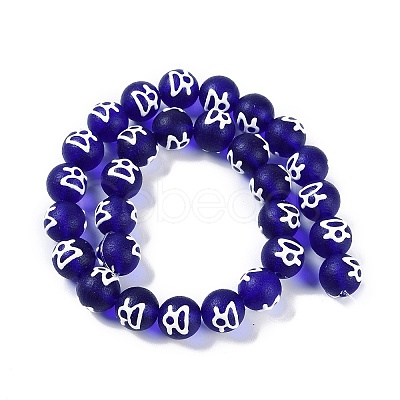 Handmade Lampwork Beads GLAA-B021-07B-11-1