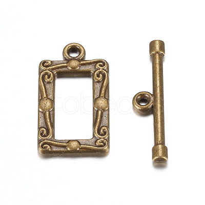 Tibetan Style Alloy Toggle Clasps MLF5079Y-1