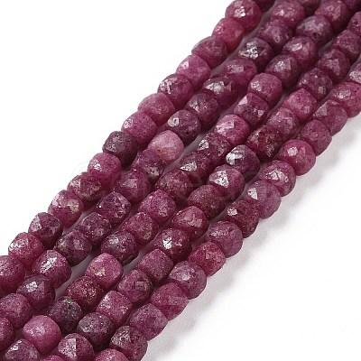Natural Ruby Beads Strands G-P488-05-1