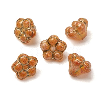 Handmade Lampwork Bead Caps LA-CBAA1BE-02D-1