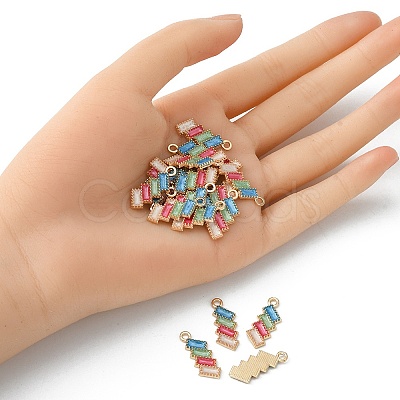 Alloy Enamel Pendants ENAM-YW0002-17-1