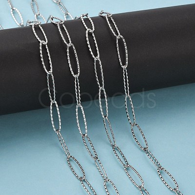 Tarnish Resistant 304 Stainless Steel Cable Chains CHS-K001-70-1