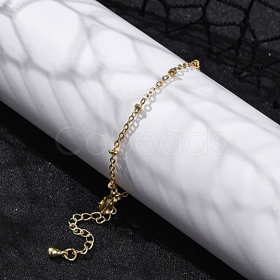 Brass Satellite Chains  Bracelets for Women BJEW-G735-19G-1