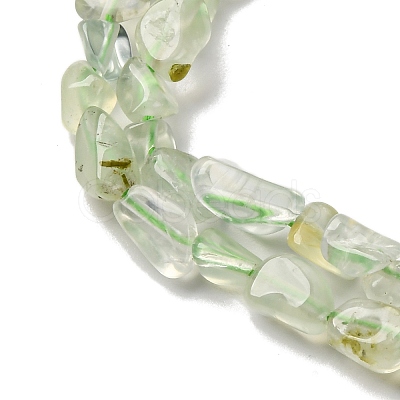 Natural Prehnite Beads Strands G-I389-A19-1