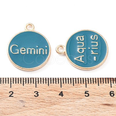 Alloy Enamel Pendants ENAM-S124-01A-05-1