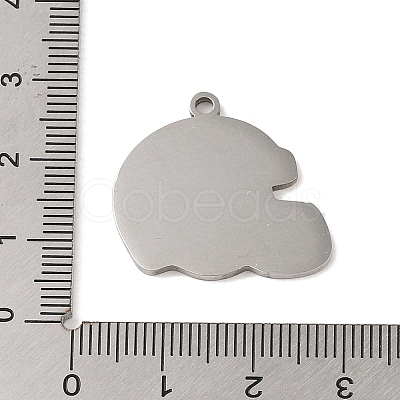 Non-Tarnish 201 Stainless Steel Pendants STAS-C095-12P-1