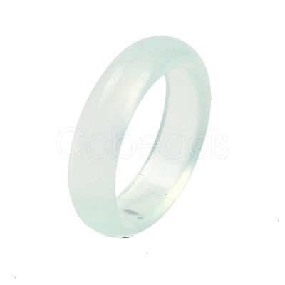 Dyed & Heated Natural Agate Finger Rings for Women RJEW-Z075-02N-1