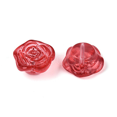 Baking Paint Transparent Glass Beads DGLA-T004-40B-A-1