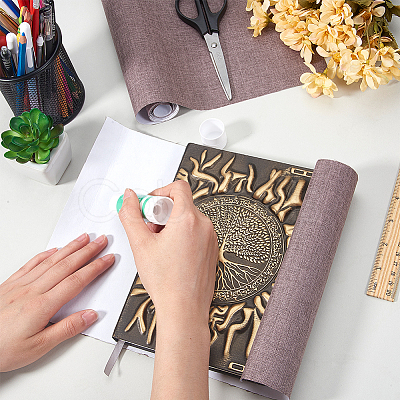DIY Imitation Linen Fabric DIY-WH0349-139M-1