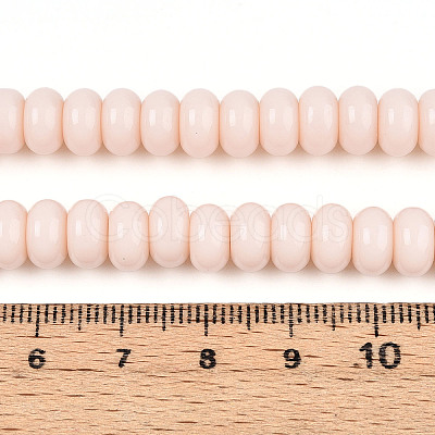 Opaque Solid Color Glass Beads Strands X-GLAA-ZX008-8mm-18H-1