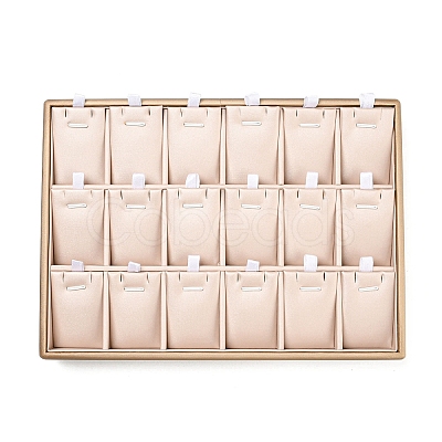 Wooden Necklace Presentation Boxes NDIS-O006-01-1